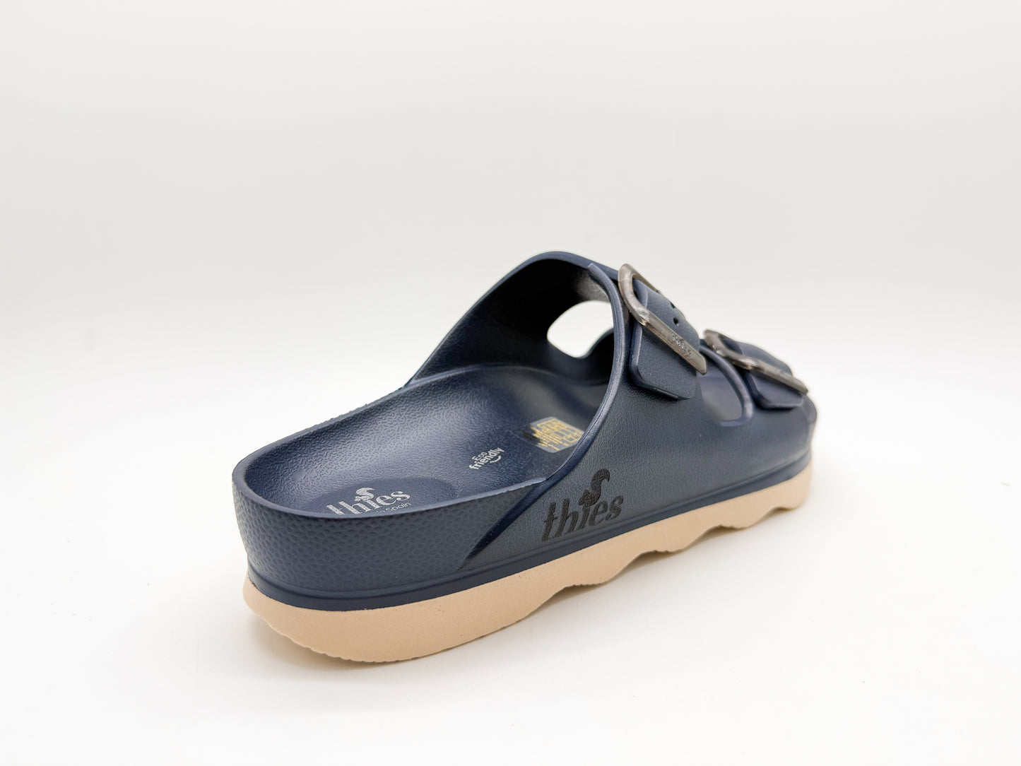 thies 1856 ® Ecofoam Double Sandal vegan midnight blue