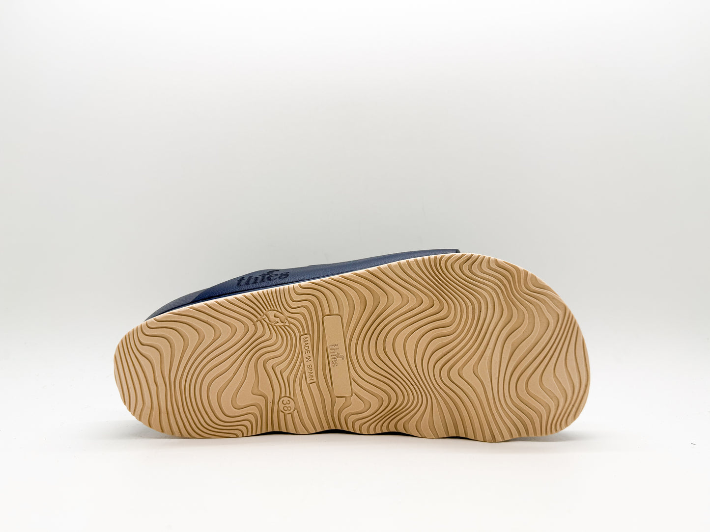 thies 1856 ® Ecofoam Double Sandal vegan midnight blue