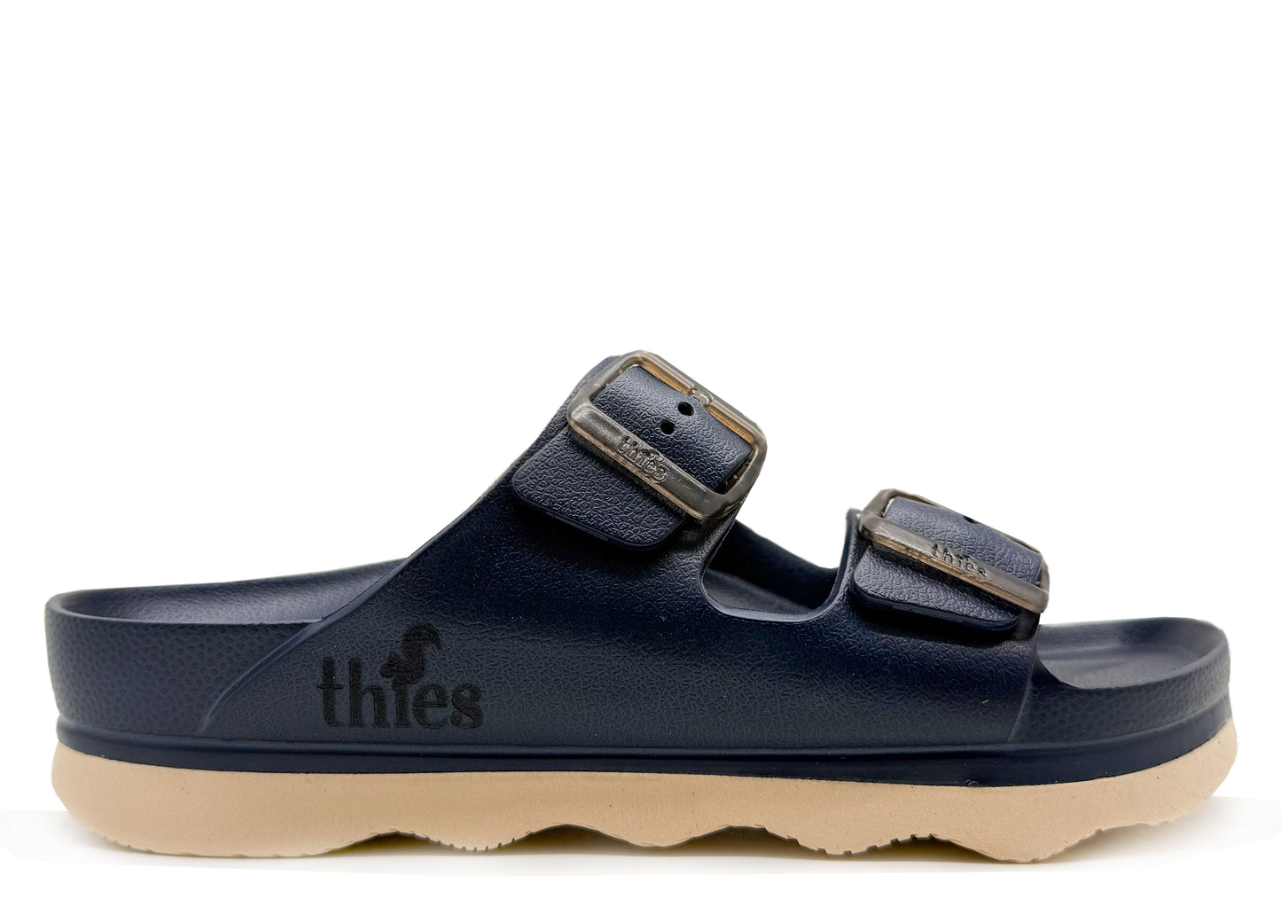 thies 1856 ® Ecofoam Double Sandal vegan midnight blue