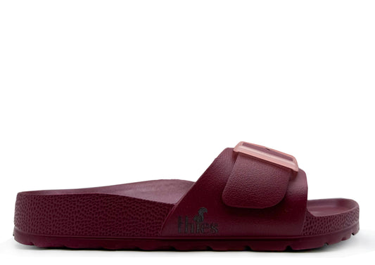thies 1856 ® Ecofoam Strap Sandal vegan bordeaux