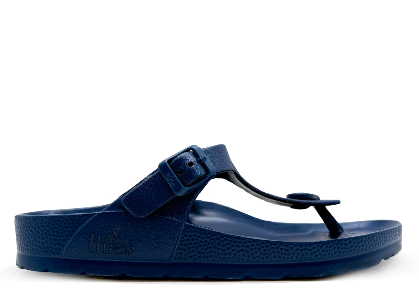 thies 1856 ® Ecofoam Thong Sandal vegan navy