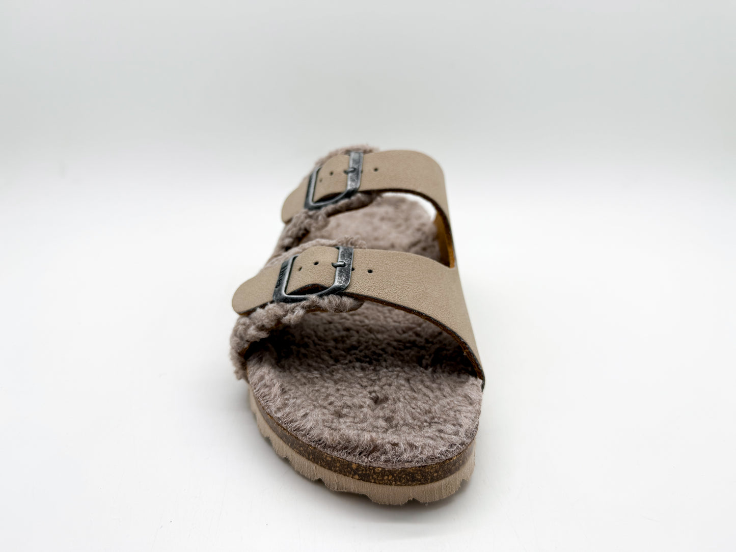thies 1856 ® Eco Teddy Mixed Sandal vegan stone teddy