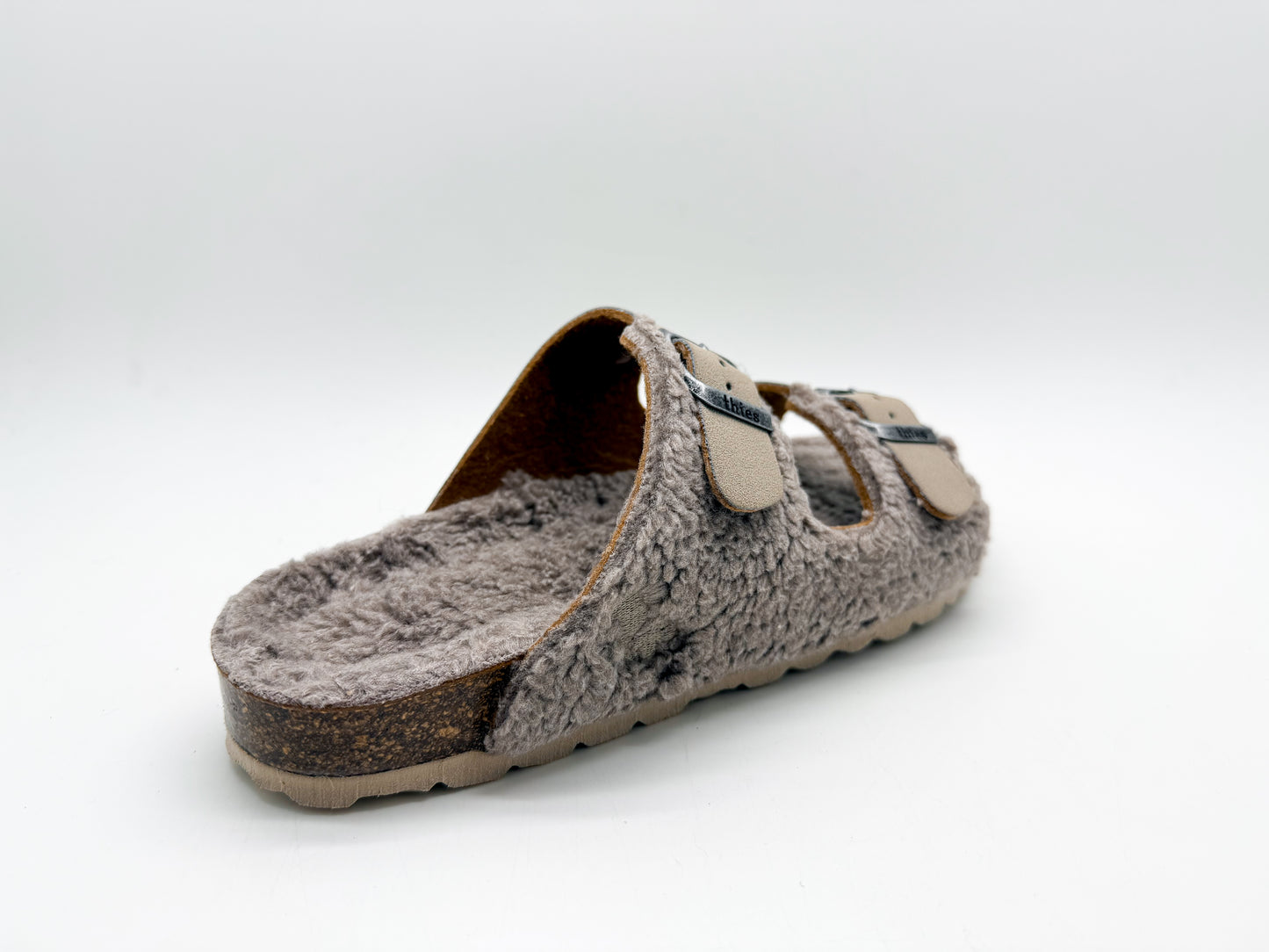 thies 1856 ® Eco Teddy Mixed Sandal vegan stone teddy