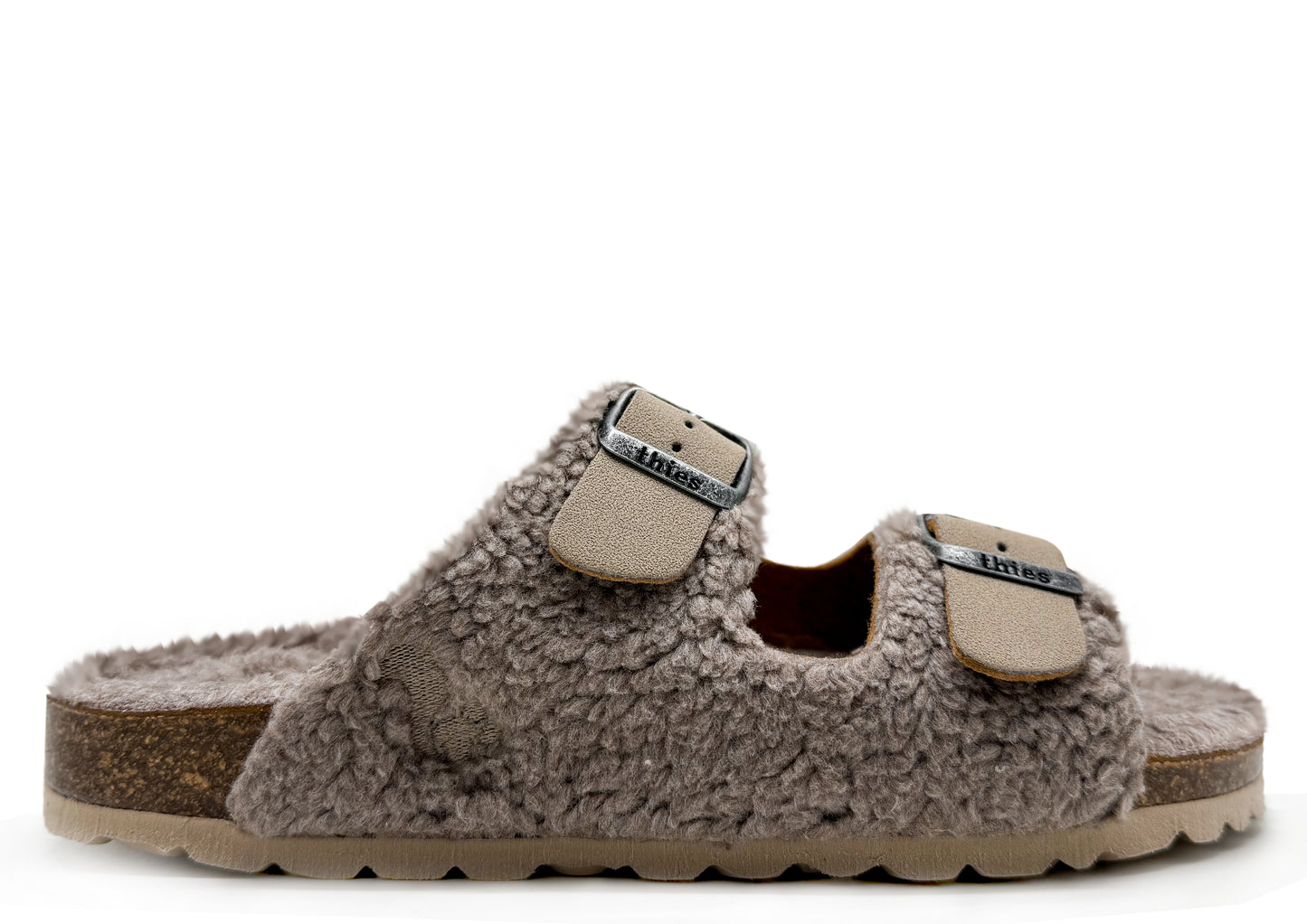 thies 1856 ® Eco Teddy Mixed Sandal vegan stone teddy