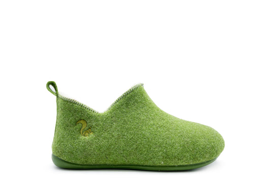 thies 1856 ® Kids Wool Slipper Boot light green (K)