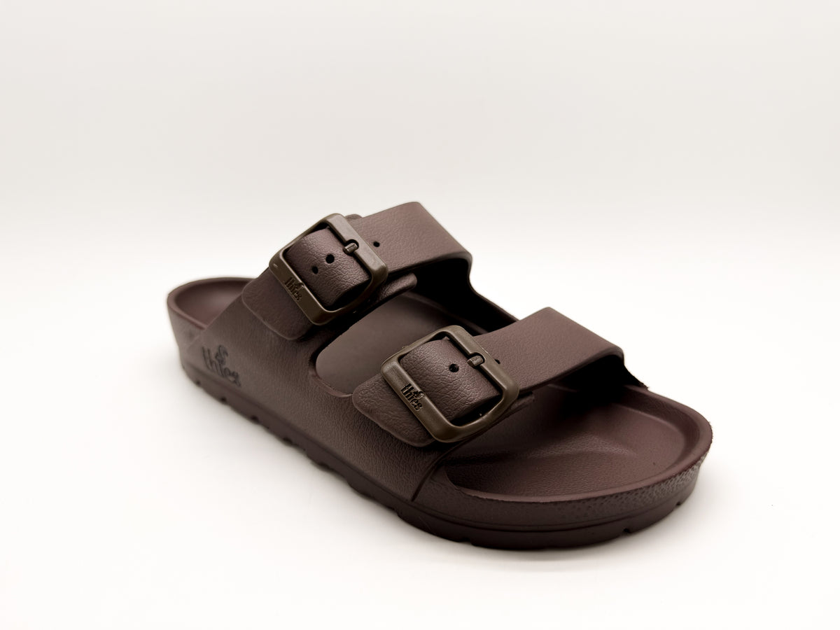 thies 1856 ® Efoam Sandal vegan espresso
