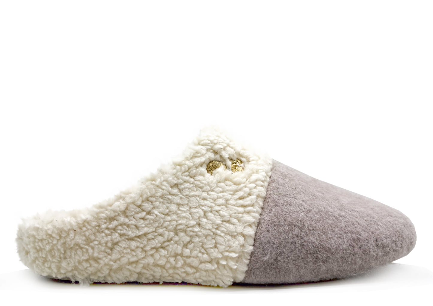 thies 1856 ® Organic Teddy Mix Slipper taupe