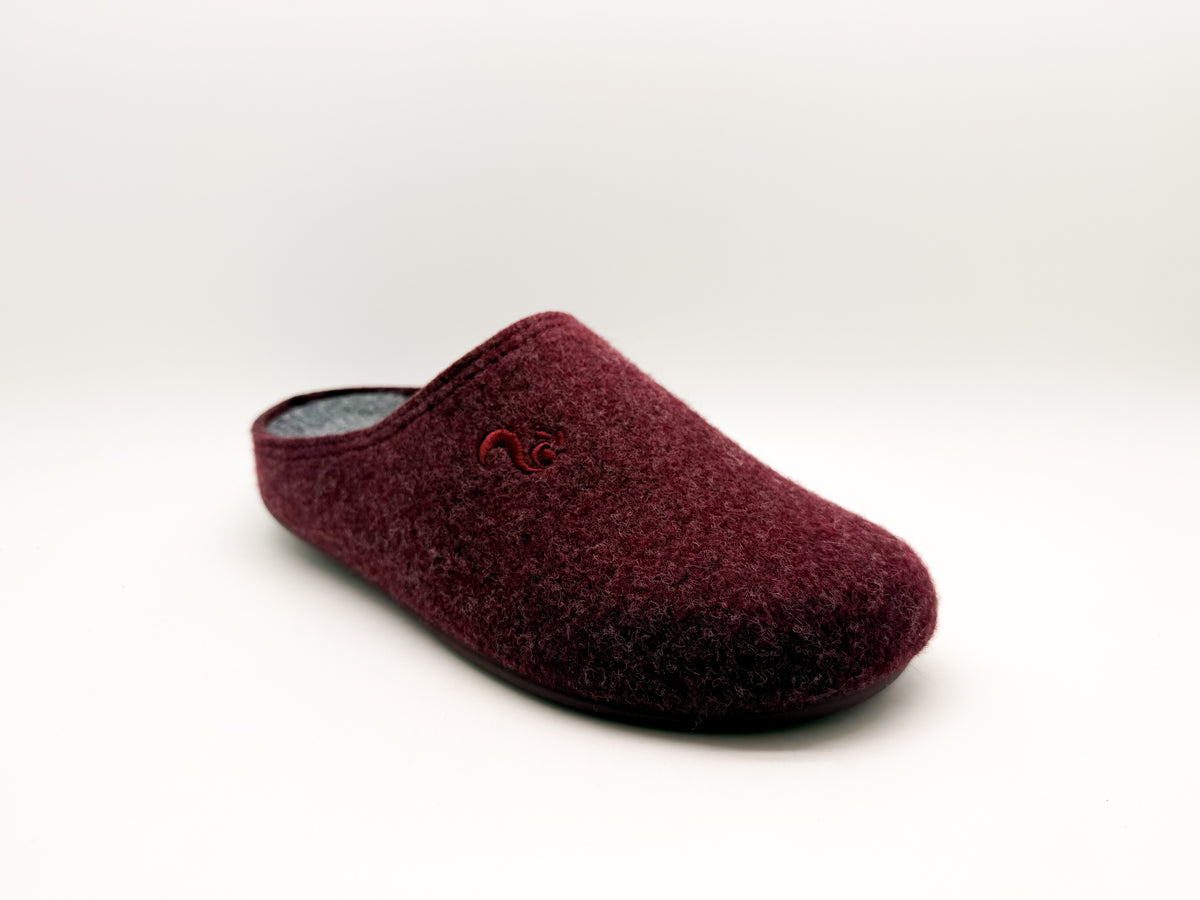thies 1856 ® Recycled PET Slipper vegan burgundy