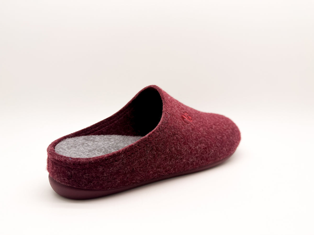 thies 1856 ® Recycled PET Slipper vegan burgundy