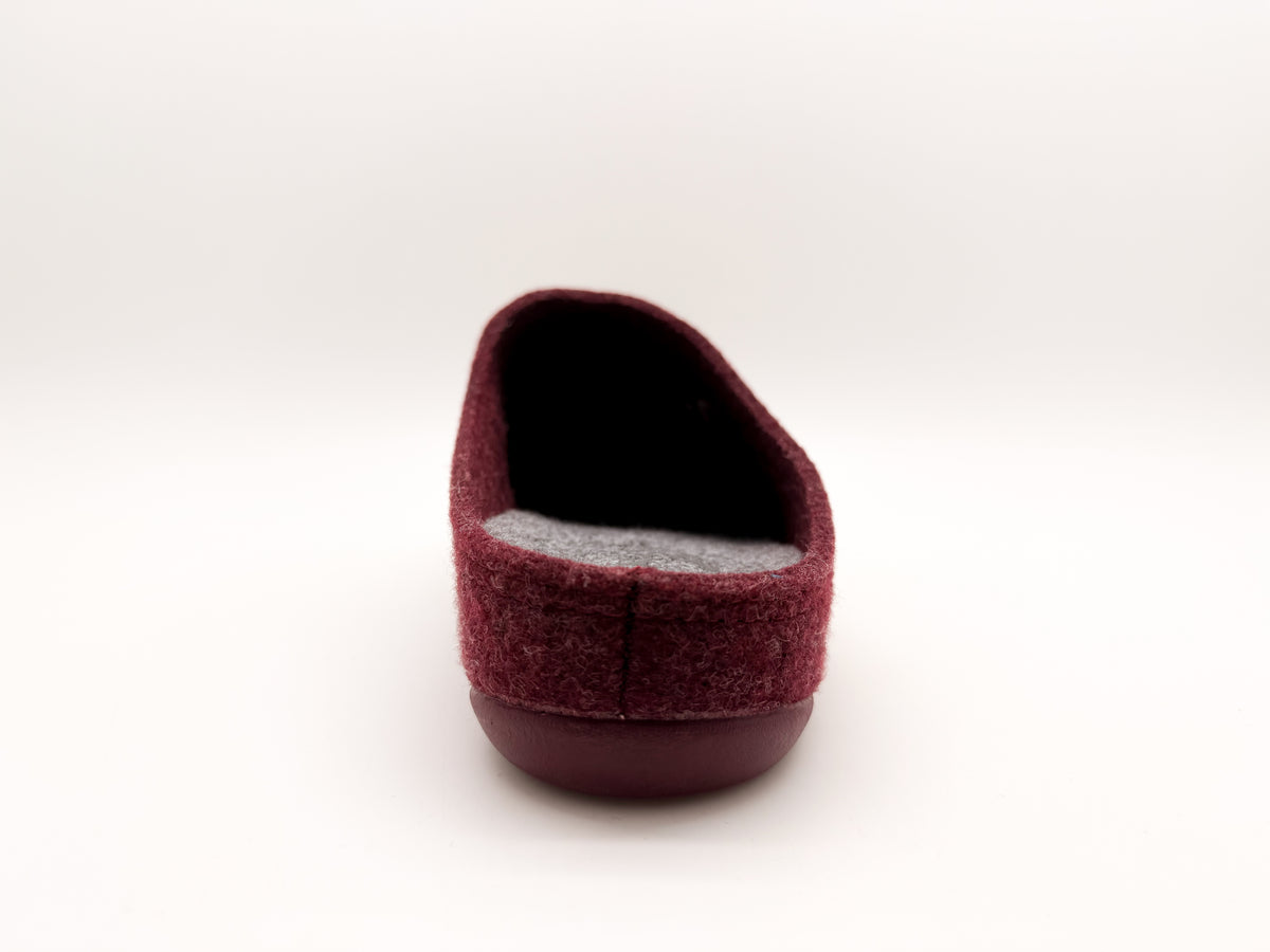 thies 1856 ® Recycled PET Slipper vegan burgundy
