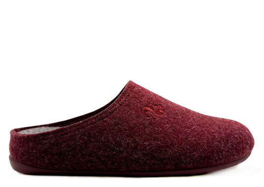thies 1856 ® Recycled PET Slipper vegan burgundy
