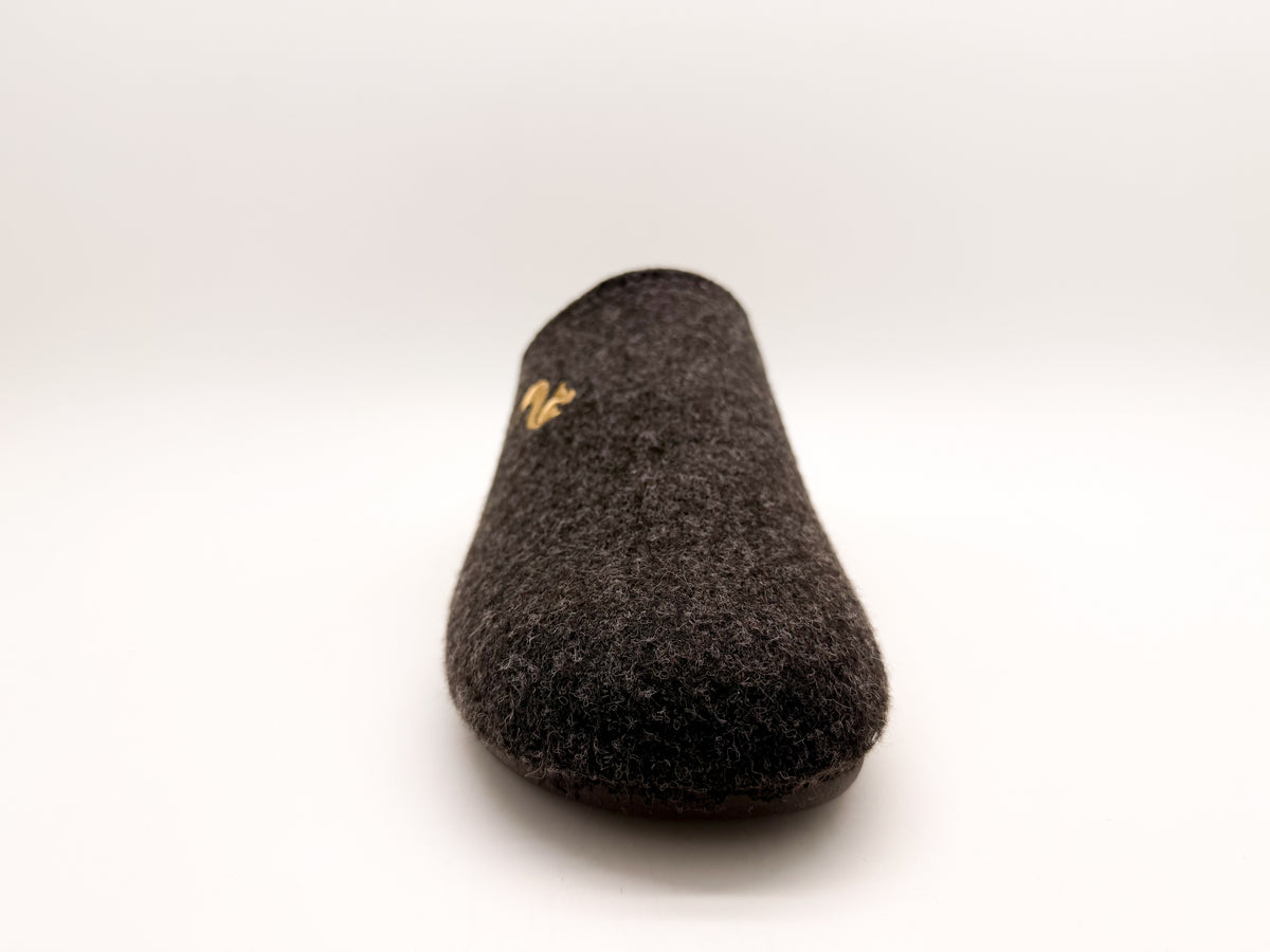 thies 1856 ® Recycled PET Slipper vegan dark chocolate