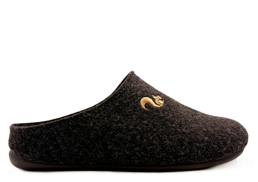 thies 1856 ® Recycled PET Slipper vegan dark chocolate