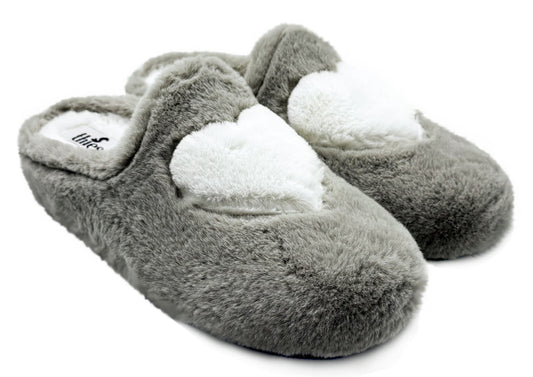 thies 1856 ® Rec Heart Slipper taupe love