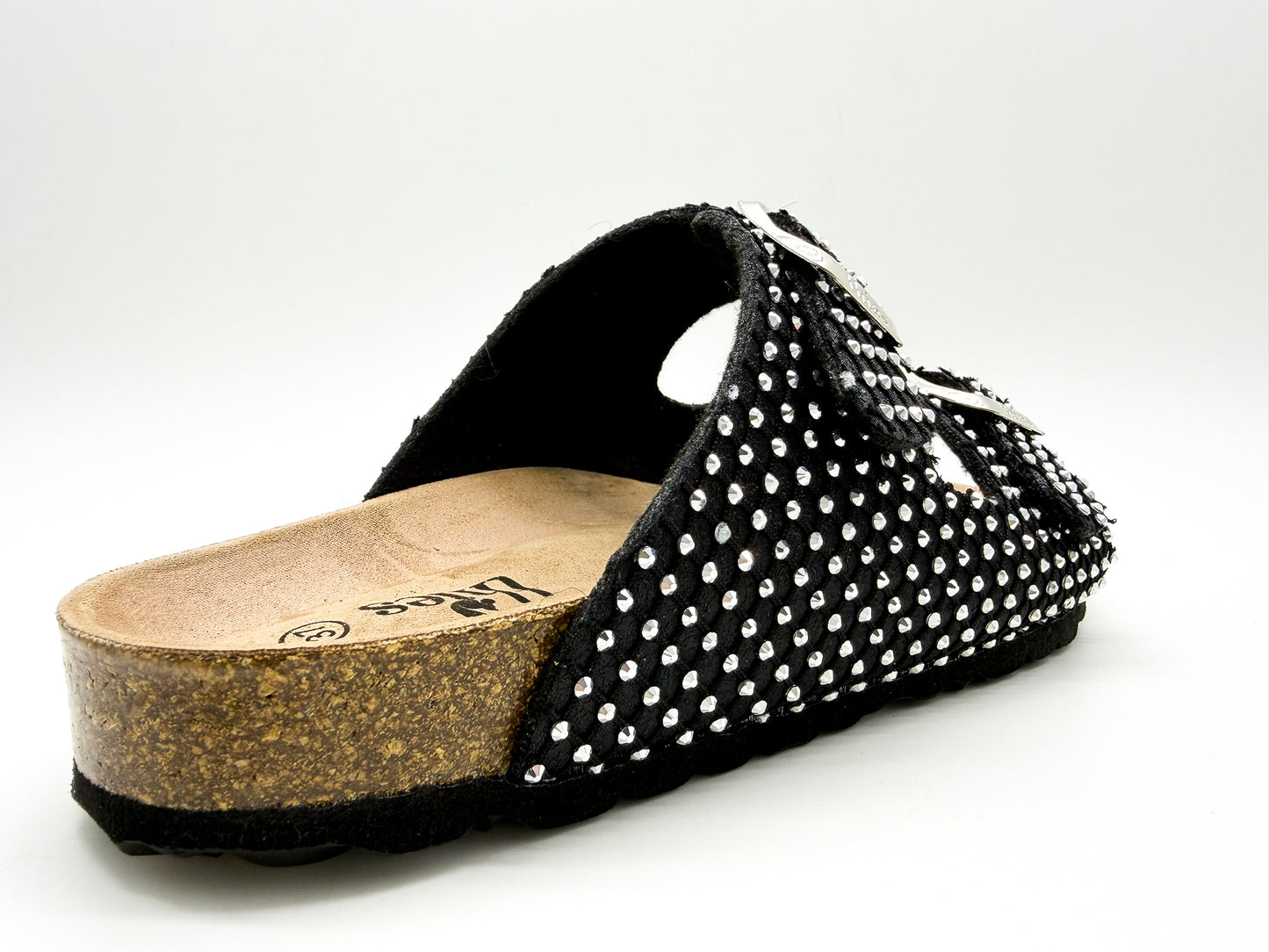 thies 1856 ® Rec Sparkle Sandal black strass