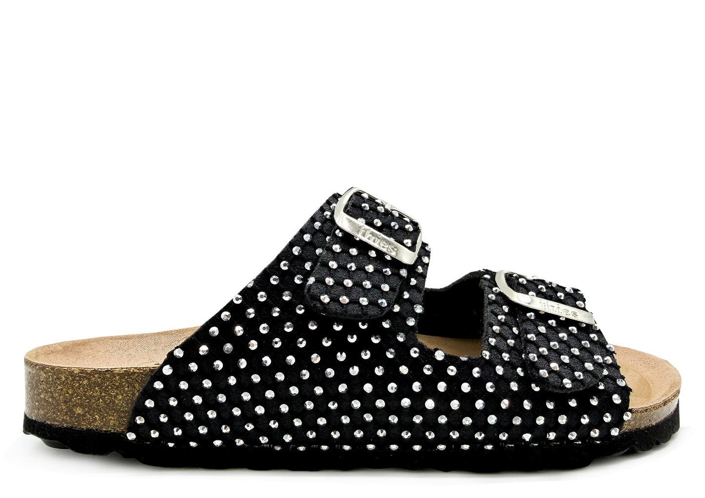 thies 1856 ® Rec Sparkle Sandal black strass