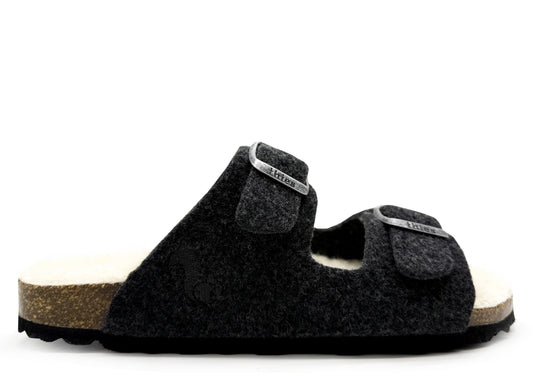 thies 1856 ® Recycled Wool Sandal dark grey