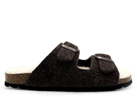 thies 1856 ® Recycled Wool Sandal marron