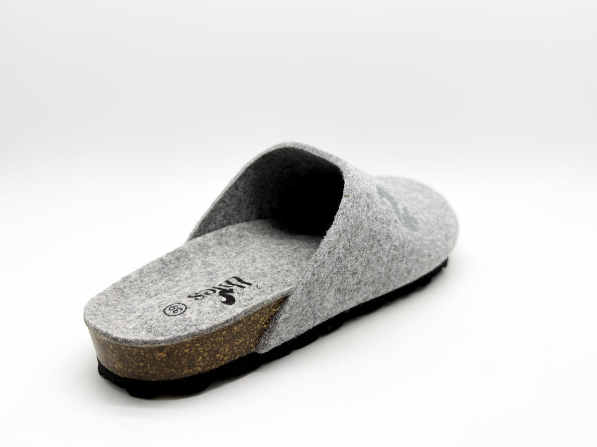 thies 1856 ® Recycled PET Bio Clog vegan light grey