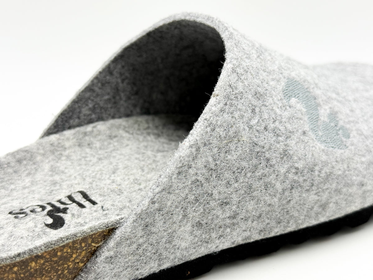 thies 1856 ® Recycled PET Bio Clog vegan light grey