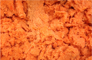 thies 1856 ® x Fukuroya Shizuku Kitchen Towel natural dyed carrot orange
