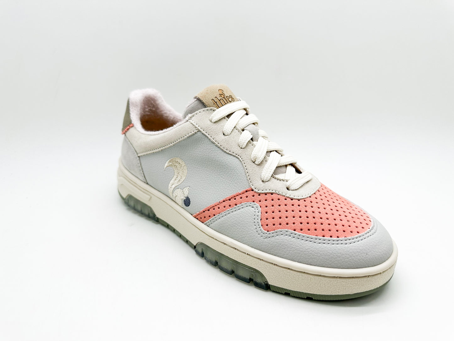 thies ® Eco Cup Sneaker vegan coral flash (W/X)