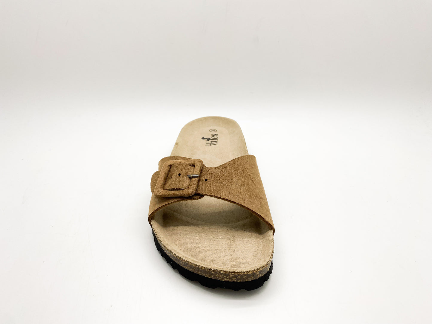 thies 1856 ® Eco Bio Covered Strap Sandal vegan cognac (W/X)