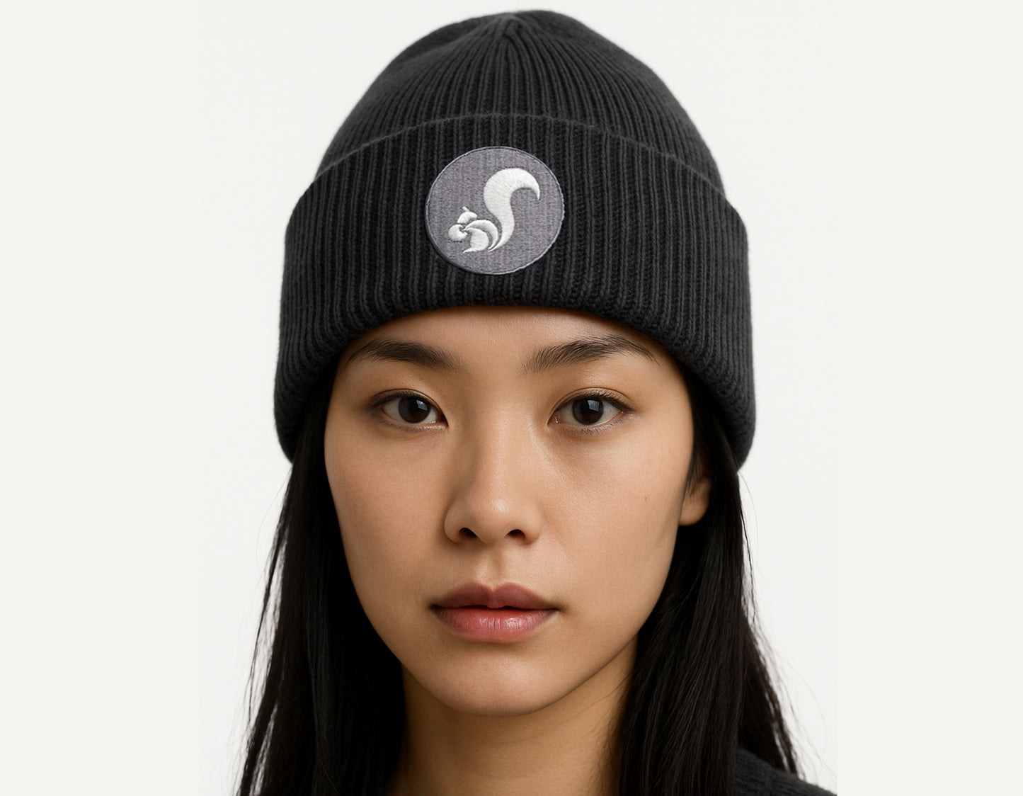 deze vegan Recycled Beanie donkergrijs (W/M/X)