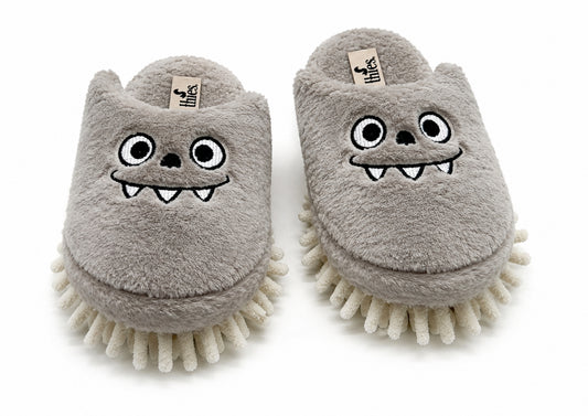 thies 1856 ® Eco Monstimop Slipper taupe vegan