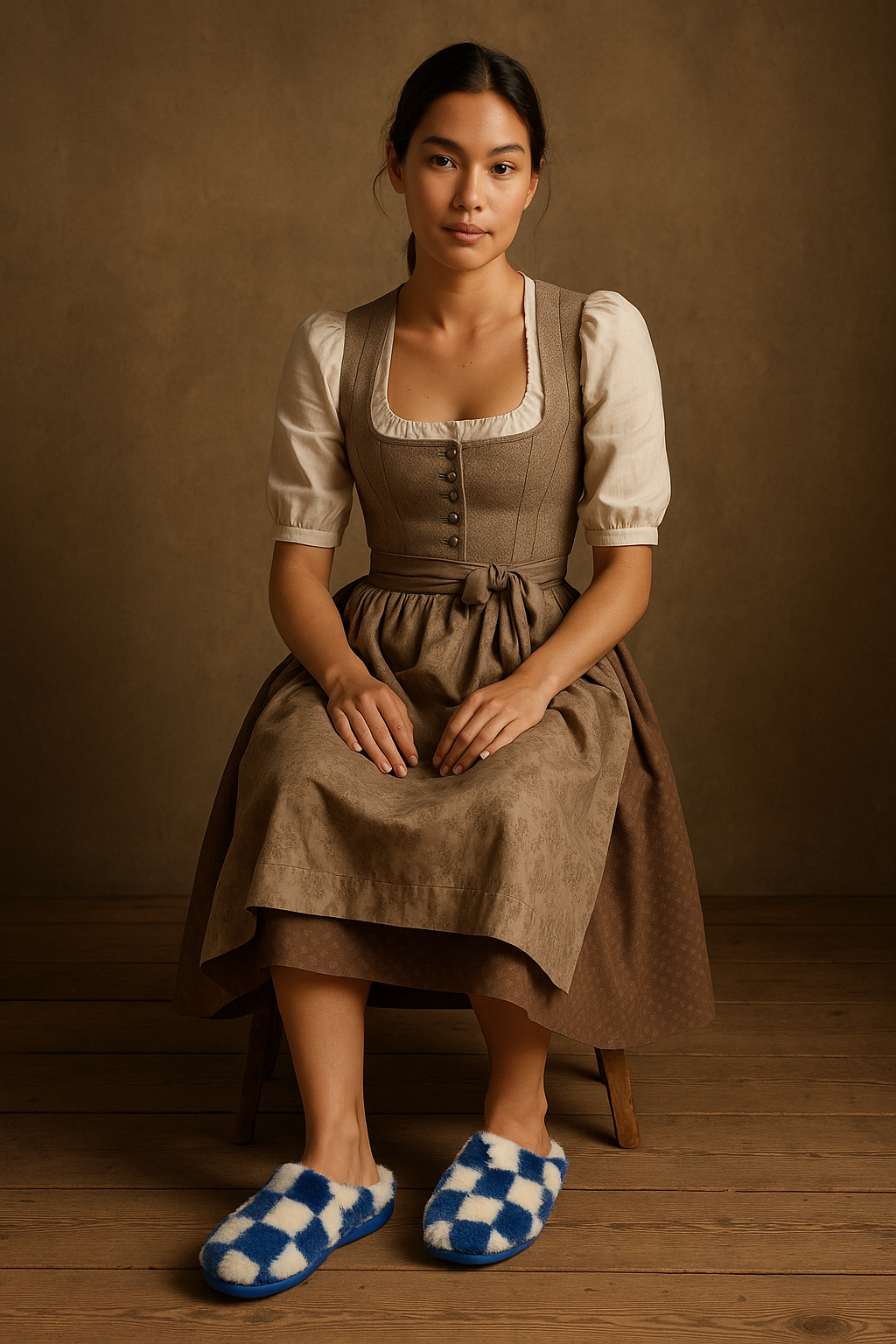 thies 1856 ® Rec Beierse pantoffel blauw (W/X)