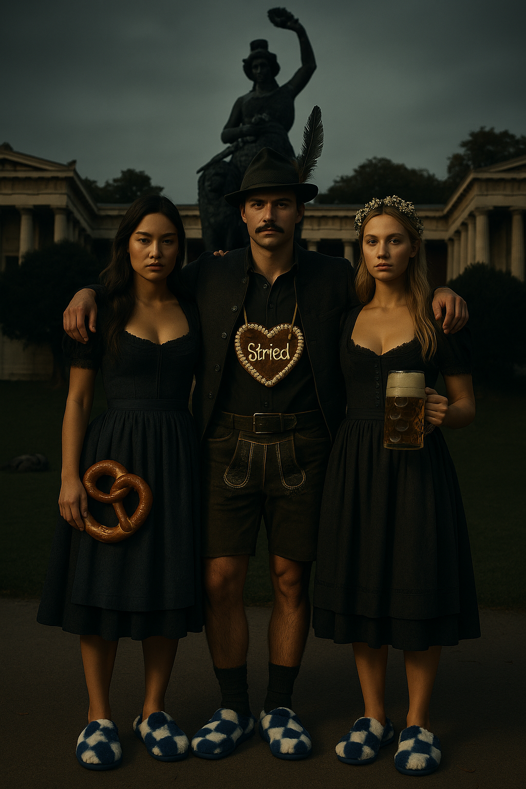 thies 1856 ® Rec Beierse pantoffel blauw (W/X)