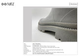 nat-2™ Bio Boot grey green vegan (W) | 100% waterproof biodegradable rainboots
