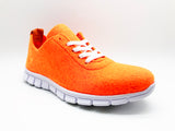 thies ® PET Sneaker neon orange | vegan aus recycelten Flaschen