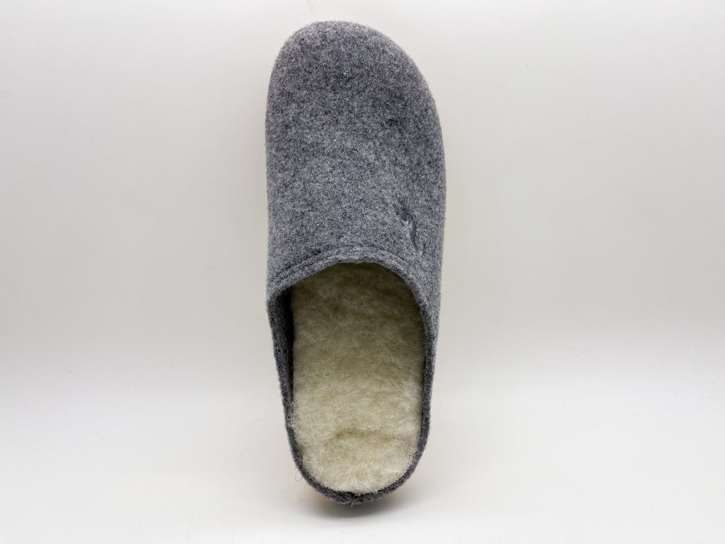 thies 1856 ® Recycled Wool Slippers grey yellow (W)