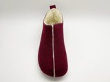 thies 1856 ® Slipper Boots wine with Eco Wool (W)