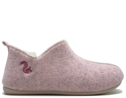 thies 1856 ® Slipper Boots rose with Eco Wool (W)